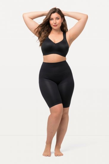 Ulla Popken 714677 Pantaloncini modellanti Nero - Intimo modellante - 