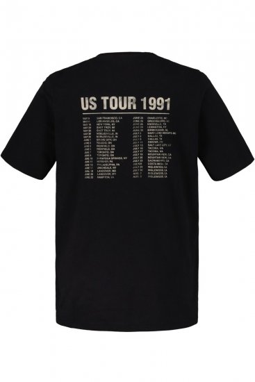 JP1880 Guns N’ Roses Skull Comfort Fit Band T-Shirt Black - Magliette - Magliette Uomo Taglie Forti