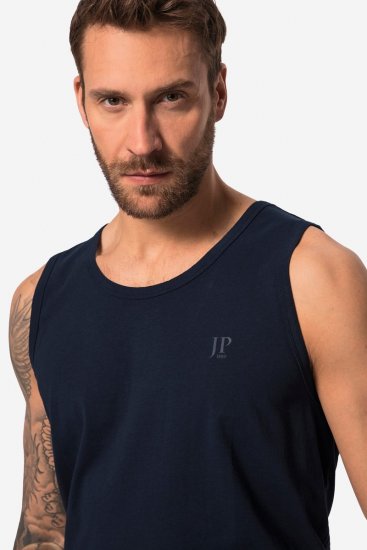 JP1880 719783 Canottiera con vestibilità pancia Blu scuro - Magliette - Magliette Uomo Taglie Forti