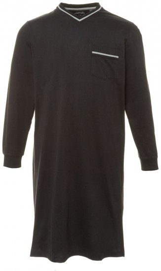 JP1880 721331 Camicia da notte a maniche lunghe Nero - Intimo & costumi da bagno - Intimo Taglie Forti Uomo
