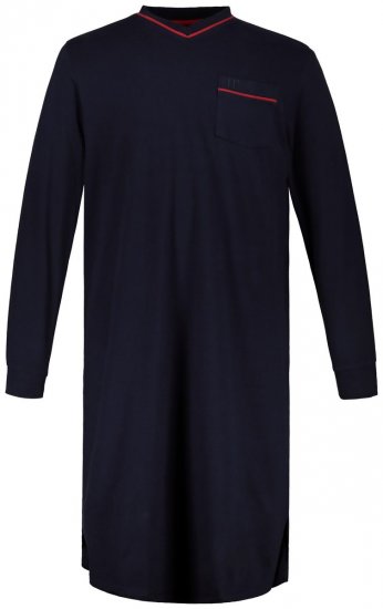 JP1880 721331 Camicia da notte a maniche lunghe Blu scuro - Intimo & costumi da bagno - Intimo Taglie Forti Uomo