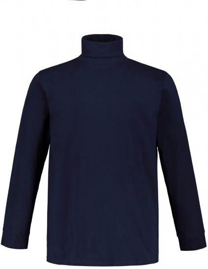 JP1880 723303 Maglia a collo alto a maniche lunghe Blu scuro - Felpe & felpe con cappuccio - Felpe & Felpe con Cappuccio Uomo Taglie Forti
