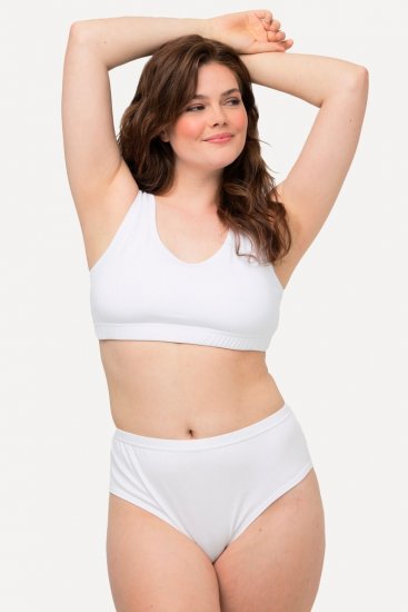 Ulla Popken 723498 Slip confezione da 2 Bianco - Slip - 