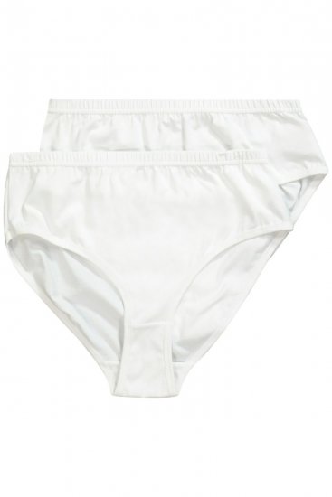 Ulla Popken 723498 Slip confezione da 2 Bianco - Slip - 