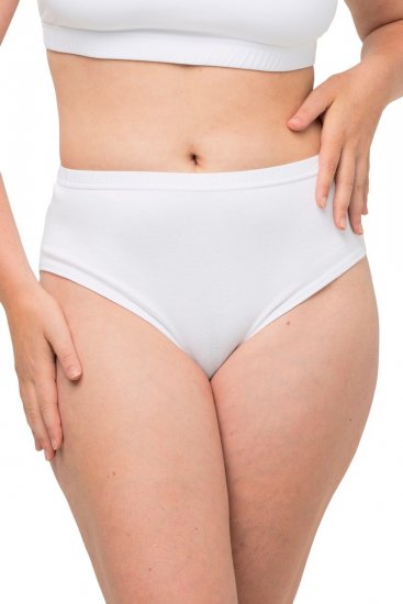 Ulla Popken 723498 Slip confezione da 2 Bianco - Slip - 