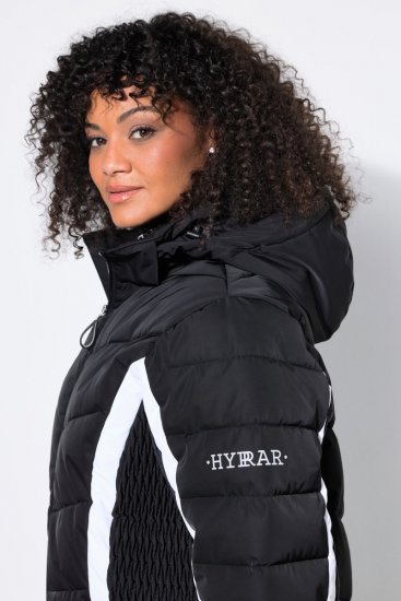 Ulla Popken 725348 Giacca da sci trapuntata Nero - Abbigliamento sci - 