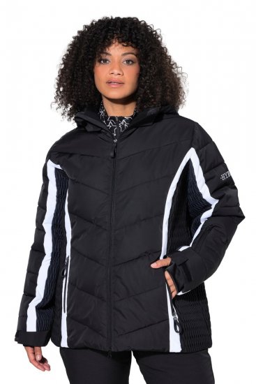 Ulla Popken 725348 Giacca da sci trapuntata Nero - Abbigliamento sci - 