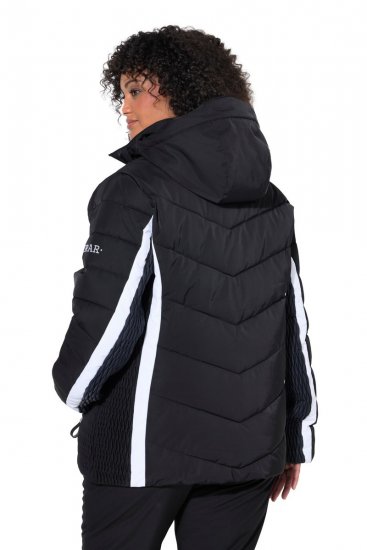 Ulla Popken 725348 Giacca da sci trapuntata Nero - Abbigliamento sci - 