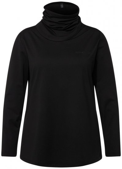 Ulla Popken 751623 Maglia da sci ad asciugatura rapida Nero - Abbigliamento sci - 