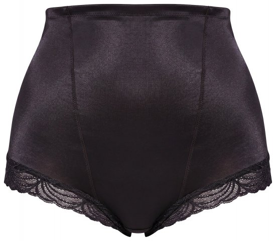 Ulla Popken 781632 Slip modellante a vita alta Marrone - Intimo modellante - 