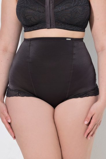 Ulla Popken 781632 Slip modellante a vita alta Marrone - Intimo modellante - 