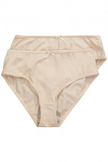 Ulla Popken 781658 Slip confezione da 2 Beige - Slip - 
