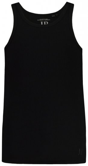 JP1880 782617 Canottiera intima a coste Nero - Intimo & costumi da bagno - Intimo Taglie Forti Uomo