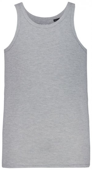 JP1880 782617 Canottiera intima a coste Grigio melange - Intimo & costumi da bagno - Intimo Taglie Forti Uomo