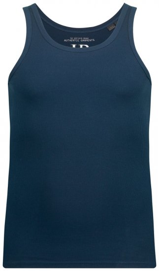 JP1880 782617 Canottiera a coste Blu notte TALL - TALL intimo & costumi da bagno - TALL Intimo e Costumi da Bagno
