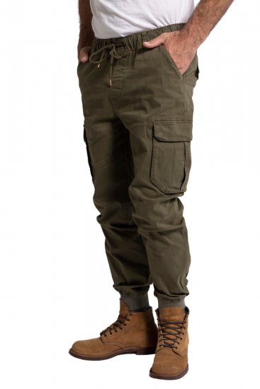 JP1880 782635 Pantaloni cargo Verde oliva - Jeans & pantaloni - Jeans & Pantaloni Uomo Taglie Forti