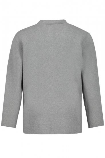JP1880 Milano Flexnamic Blazer in maglia Grigio melange - Abiti - Abiti da Uomo Taglie Forti
