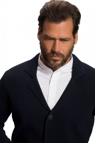 JP1880 Jacket Business Flexnamic Milano Navy - Abiti - Abiti da Uomo Taglie Forti