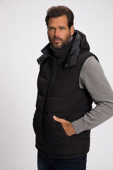 JP1880 Quilted Gilet DownTouch Padding Black - Giubbotti - Giubbotti Uomo Taglie Forti