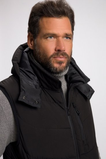 JP1880 Quilted Gilet DownTouch Padding Black - Giubbotti - Giubbotti Uomo Taglie Forti