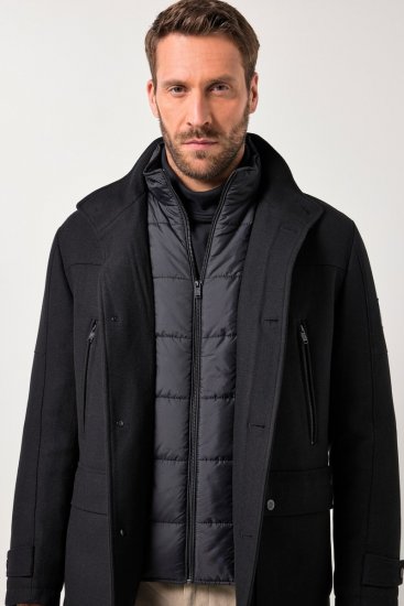 JP1880 Jacket Water-repellent Warm Black - Giubbotti - Giubbotti Uomo Taglie Forti