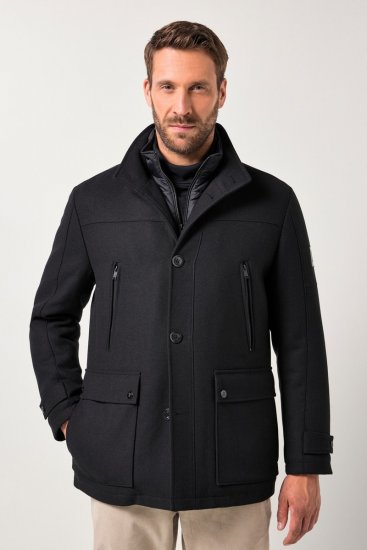 JP1880 Jacket Water-repellent Warm Black - Giubbotti - Giubbotti Uomo Taglie Forti