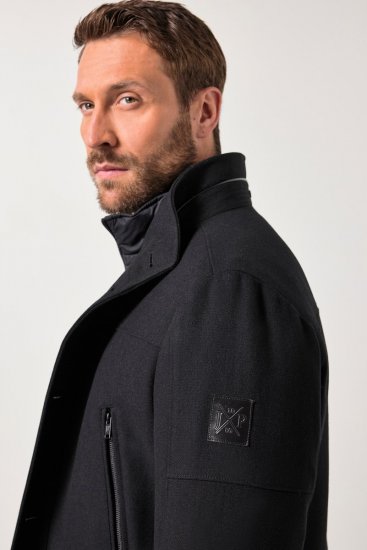 JP1880 Jacket Water-repellent Warm Black - Giubbotti - Giubbotti Uomo Taglie Forti
