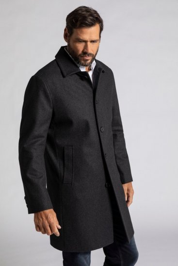 JP1880 795116 Cappotto idrorepellente in misto lana Antracite TALL - TALL giubbotti - Giacche TALL per uomo alto