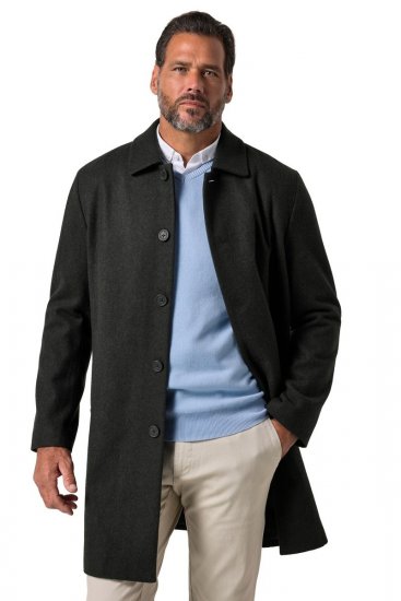 JP1880 795116 Idrorepellente Cappotto in lana Verde oliva - Giubbotti - Giubbotti Uomo Taglie Forti