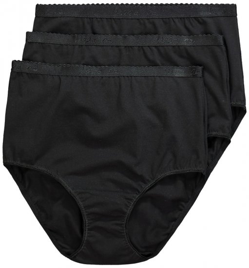 Ulla Popken 795269 Slip confezione da 3 Nero - Slip - 
