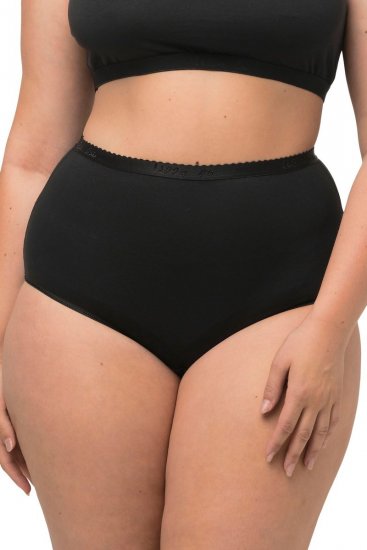 Ulla Popken 795269 Slip confezione da 3 Nero - Slip - 