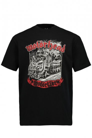 JP1880 Motörhead Graphic Band T-Shirt Black - Magliette - Magliette Uomo Taglie Forti