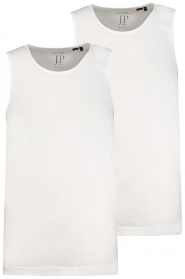 JP1880 796858 Canottiera confezione da 2 Bianco - Magliette - Magliette Uomo Taglie Forti