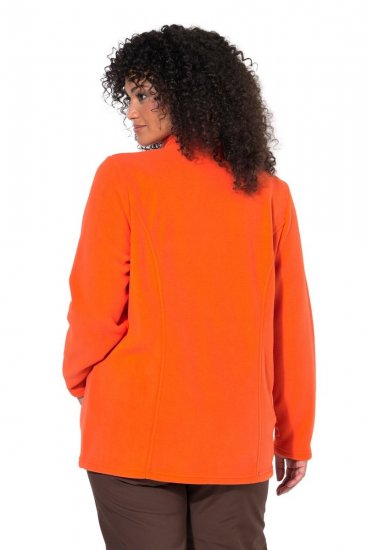 Ulla Popken 796970 Giacca in pile leggera Rosso arancio - Abbigliamento in pile - 