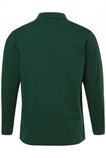 JP1880 Polo Shirt Long Sleeve Pique Dark Green - Polo - Polo Uomo Taglie Forti