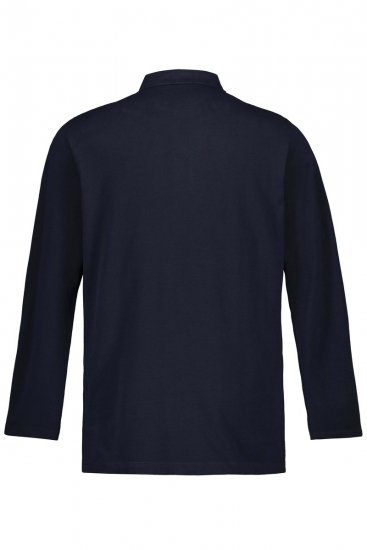 JP1880 799230 Polo a maniche lunghe Blu scuro - Polo - Polo Uomo Taglie Forti