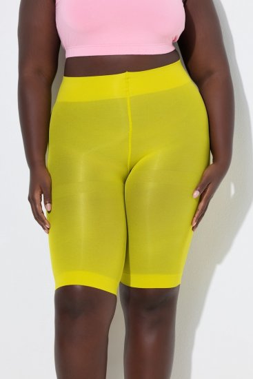 Ulla Popken 799278 Pantaloncini anti-sfregamento Verde chiaro - Pantaloncini anti-sfregamento - 