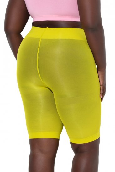 Ulla Popken 799278 Pantaloncini anti-sfregamento Verde chiaro - Pantaloncini anti-sfregamento - 