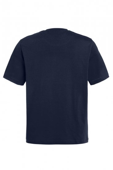 JP1880 799997 T-shirt con taschino Blu notte - Magliette - Magliette Uomo Taglie Forti