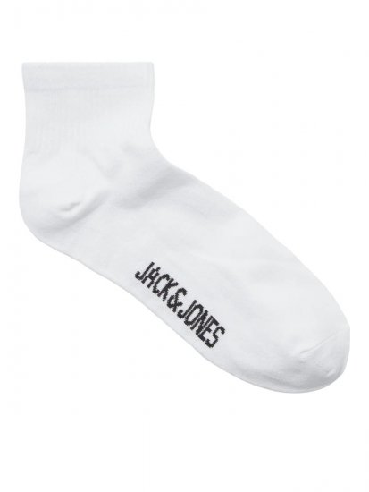 Jack & Jones Leon Calzini da tennis Bianco confezione da 3 - Intimo & costumi da bagno - Intimo Taglie Forti Uomo