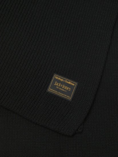 Jack & Jones Attitude Sciarpa Nero - Sciarpe - 