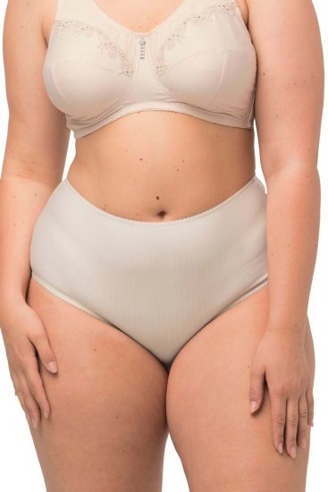 Ulla Popken 800279 Slip a righe confezione da 2 Bianco panna - Slip - 