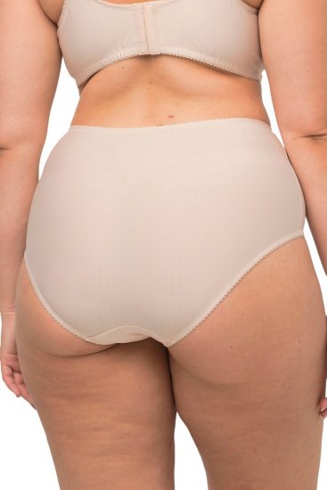 Ulla Popken 800279 Slip a righe confezione da 2 Bianco panna - Slip - 