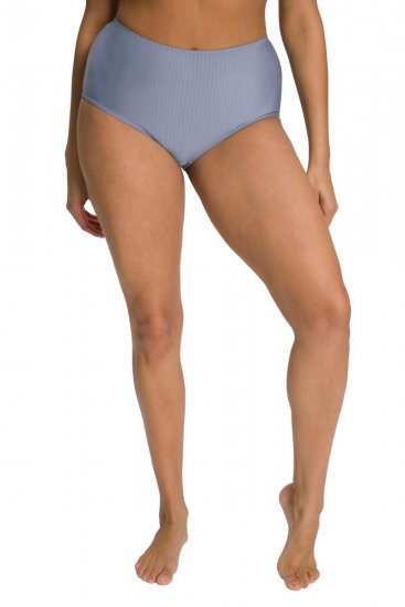 Ulla Popken 800279 Slip a righe confezione da 2 Azzurro - Slip - 