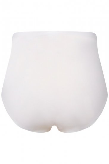 Ulla Popken 800498 Slip modellante a vita alta Bianco - Intimo modellante - 