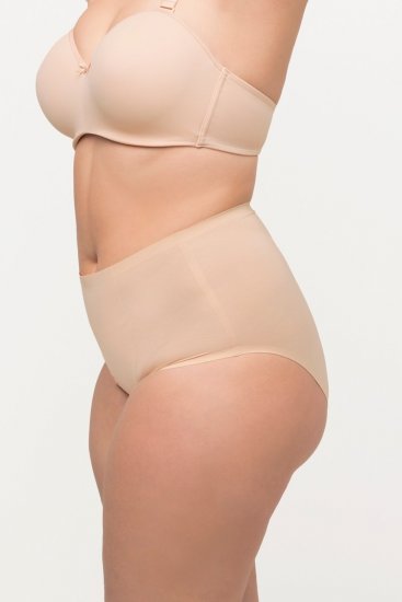 Ulla Popken 800498 Slip modellante a vita alta Champagne - Intimo modellante - 