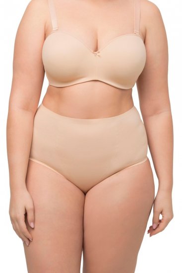 Ulla Popken 800498 Slip modellante a vita alta Champagne - Intimo modellante - 