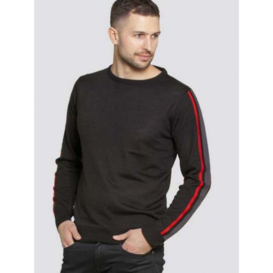 D555 Orlando Sweater Black - Felpe & felpe con cappuccio - Felpe & Felpe con Cappuccio Uomo Taglie Forti