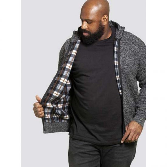 D555 Braxton Sweater Charcoal - Felpe & felpe con cappuccio - Felpe & Felpe con Cappuccio Uomo Taglie Forti