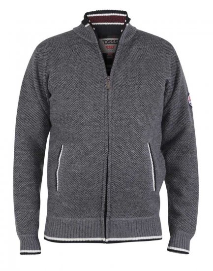 D555 Blyford Jumper With Bonded Fleece Lining And Pocket - Felpe & felpe con cappuccio - Felpe & Felpe con Cappuccio Uomo Taglie Forti